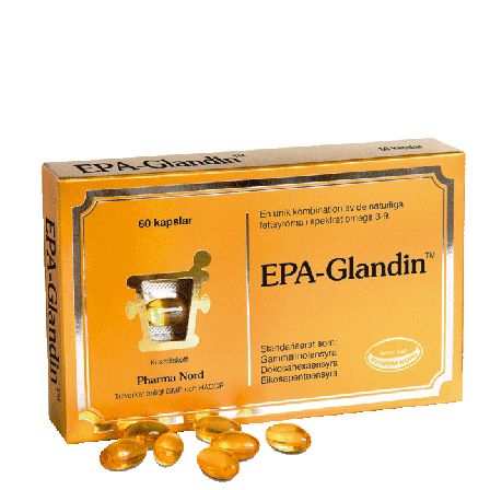 Pharma Nord EPA Glandin med Omega 3 60 kapsler