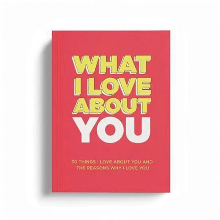 Det jag älskar med dig - Fyll i blankett presentbok Meningsfull Varför jag älskar dig Serie Bok Present till flickvän pojkvän 2025