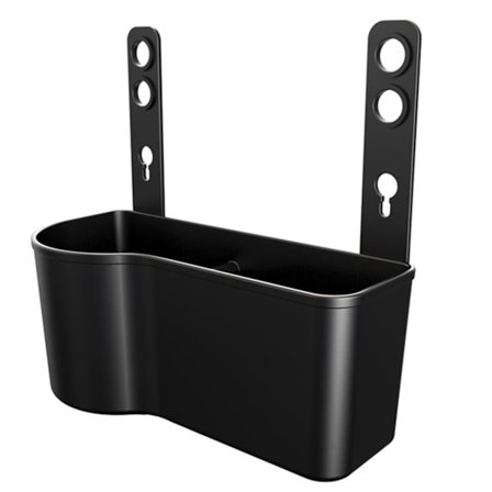 Bilsæde Ryglæn Opbevaringsboks Stor Kapacitet Bil Pung Holder Lomme til Spredte Genstande Sort