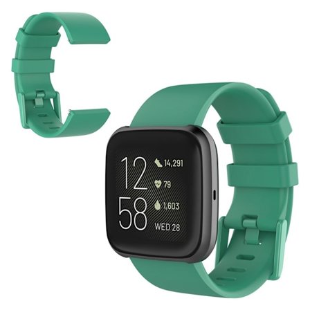 Fitbit Versa 2 / Versa Lite silikon klockarmband - ljusgrön / Size: L