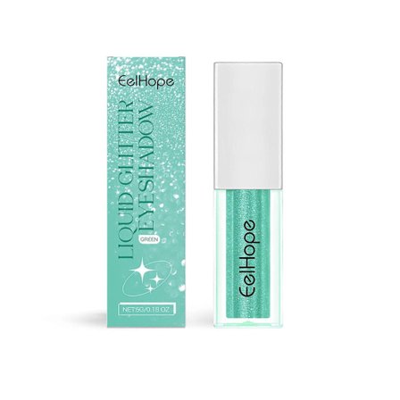 Glitrende flydende øjenskygge