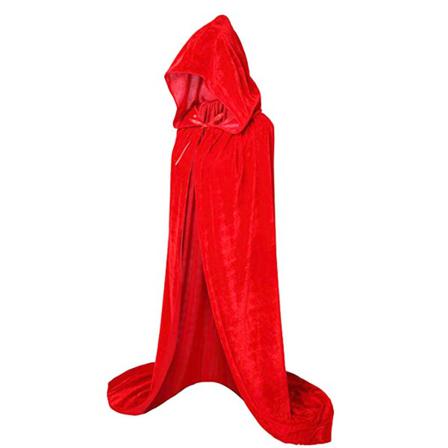 Halloween Kostymer Kappa Hooded Witch Long Cloaks Hood Capes