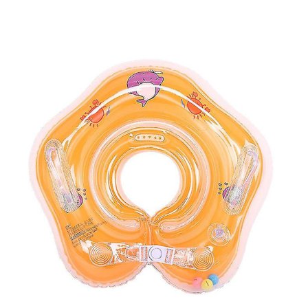 Nyfödd Baby Hals Uppblåsbar Badring Baby Simma Flyta N