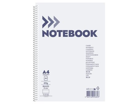 Lyreco BUDGET Kollegieblock 80 bl A4 linj - Lyreco - Kontorsmaterial - Block och anteckningsböcker - Kollegieblock