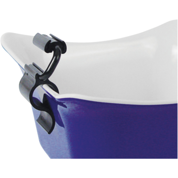 SKILTHOLDER M.KLYPE SORT 20MM