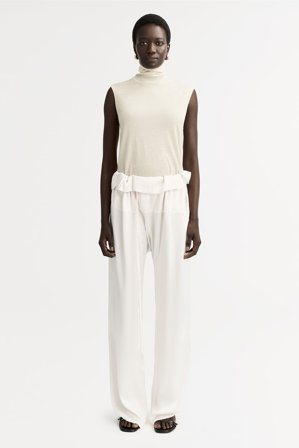 Soft Goat - Featherlight Singlet - Women cashmere sweater - XS - Bone