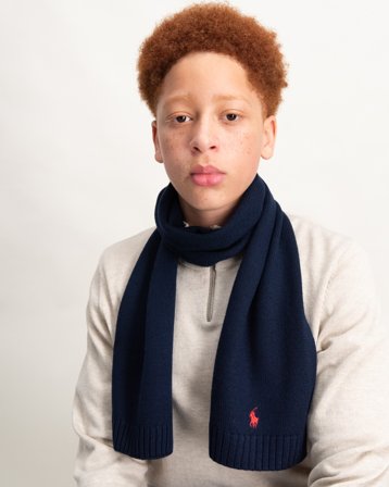Polo Ralph Lauren Wool Scarf Sininen Asusteet Pojat - Kids Brand Store