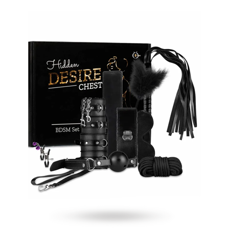 Hidden Desire BDSM Chest - Vuxen.se - Bondage kit, BDSM leksaker i set, BDSM bondage leksaker
