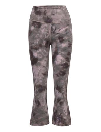 Yoga Studio Earth Flared 7/8 Tights Leveälahkeiset Housut Monivärinen/Kuvioitu Adidas Performance