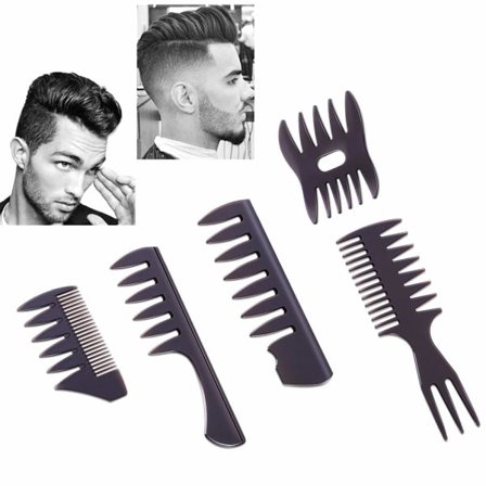 TG Frisör Hårkammar Set Barber Shop Barber Comb 5-pack P