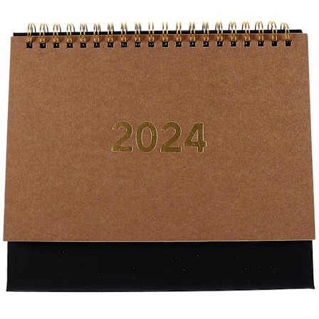 Månadskalender för skrivbord, hushållsstående kalender, delikat skrivbords kalender