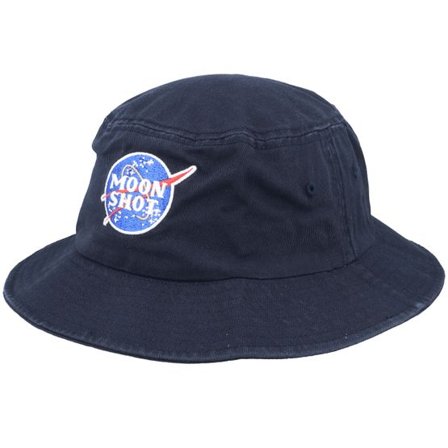 American Needle - Blå bucket Hatt - Moon Shot Twill 19Th Hole Golf Navy Bucket @ Hatstore