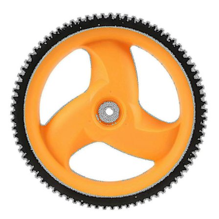 293 mm Bakhjul til plenklipper Kompatibel med 5324035-09, 5324327-49, 532403509, 532432749 God