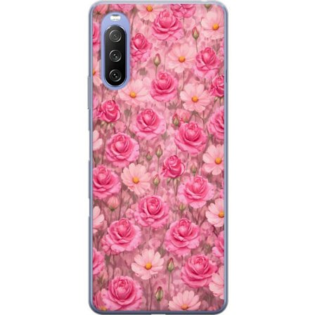 Yhteensopiva Puhelinkuori Sony Xperia 10 III Petal Reverie Blush Rose