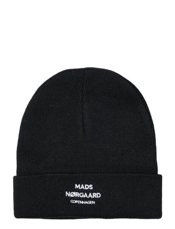 Isak Logo Ambas Beanie Accessories Headwear Beanies Navy Mads Nørgaard