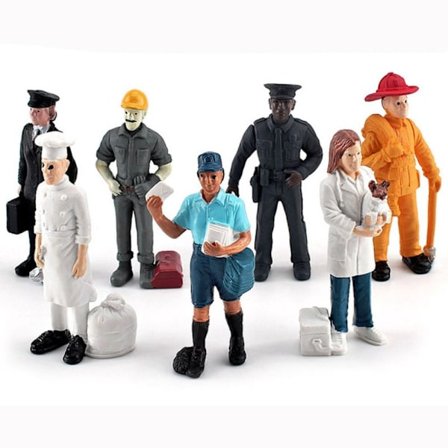 Simulaatiopersoonamalli Keinotekoinen Postimies Pilot Figuuri