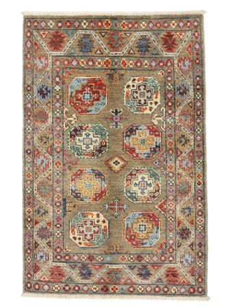Kazak Fine Teppich Orientalischer (Wolle, Afghanistan)