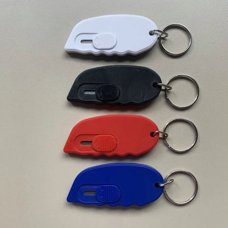 Mini Kartongkniv Brevåpner Knapp Kartongkniv Multifunksjonell Papirkniv other