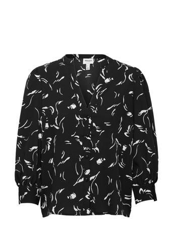Vmodea 3/4 V Neck Shirt Vma Black Vero Moda