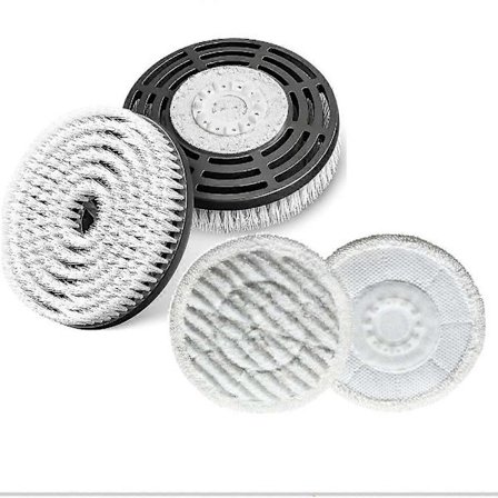 Harja Shark Steam Mop S7000 S7001 S7005 S8001 -höyrymoppiin, korvaava harjaspää ja hankaustyyny, hiova kiillotustyyny, 4 kpl