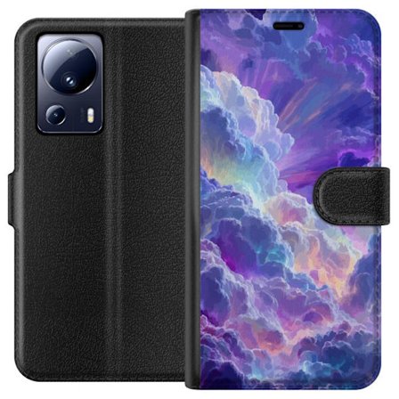 Yhteensopiva Lompakkokotelo Xiaomi 13 Lite Färgade drömmoln