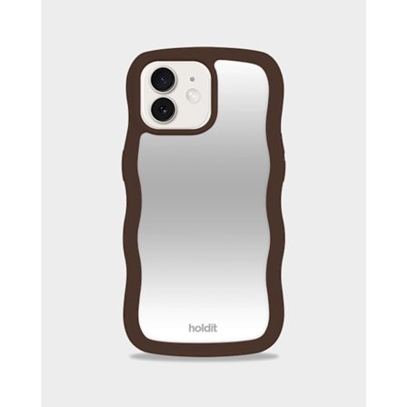 holdit iPhone 15 / 14 / 13 Skal Wavy Chocolate/Mir