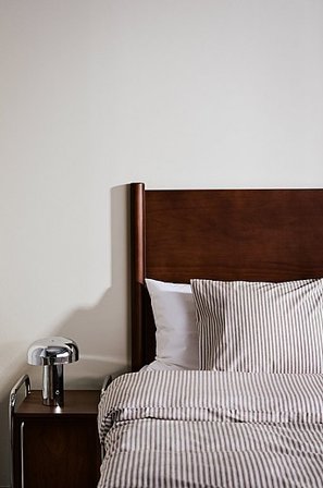 Jotex - Pussilakanasetti Yhden Hengen Vuode Orgaaninen Ruskea/valkoinen Ruskea/valkoinen - ESSA - Osta Kapeat sängyt Jotex