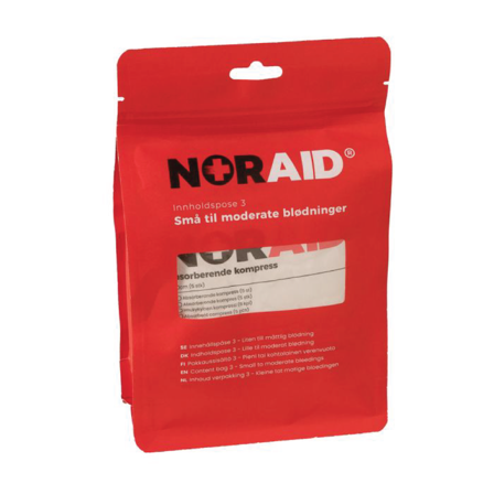 Noraid Innholdspose 3 små til moderate blødninger, 1 stk.