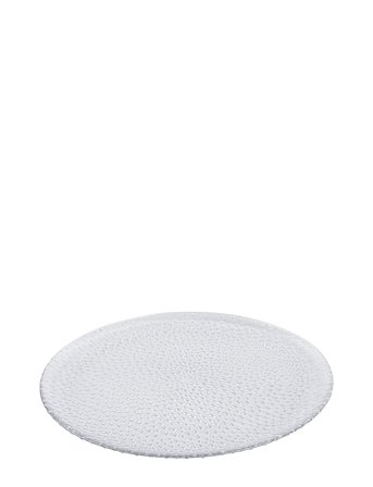 Aida Raw Glass Clear Flat Plate 27 Cm Nude