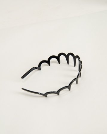 RYVLS Scallop Hairband Zwart Accessoarer Meisjes - Kids Brand Store
