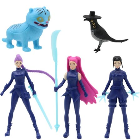 Anime Kpop Demon Hunter Action Figur - Derpys Tiger Mira Zoey Sussy Doll for Fans Julegave