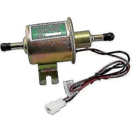 12V Universal Højtydende Elektrisk Brændstofpumpe, Metal Lavtryk - Bolt-Fastgjort Gevindskåret In-Line Type, Egnet til Benzin og Diesel Hep-02a