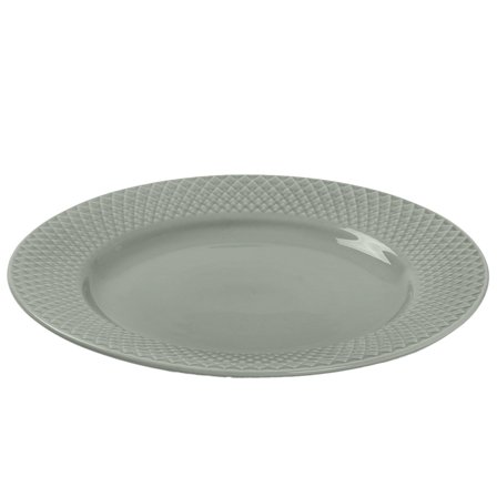 Lyngby porcelæn Rhombe Earth frokosttallerken 21 cm, moss | KitchenOne