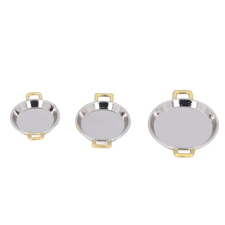 1/12 Nukkekoti Mini Paistinpannut Simulaatio Keittiömalli Talo Sisustus Tarvikkeet 3 Vuotiaille +