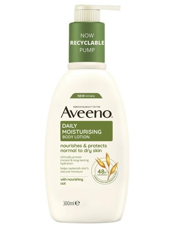 Aveeno Daily Moisturising Body Lotion 300 Ml Creme Lotion Bodybutter White Aveeno