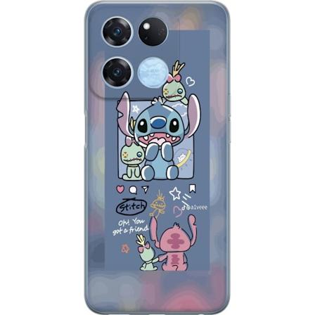 OnePlus Ace Racing Gennemsigtig cover Stitch Venner