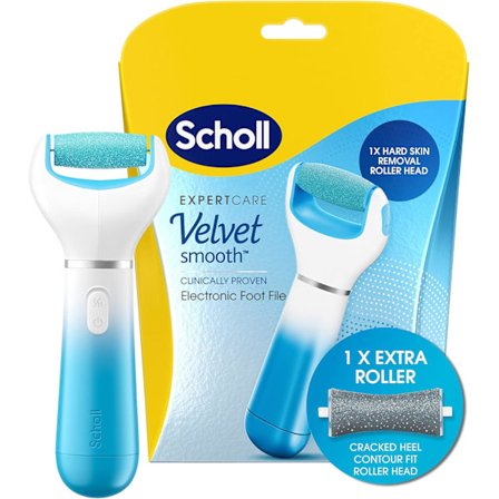 Scholl Velvet Smooth Wet & Dry Elektrisk Fotfil Blå Rui_yux