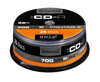 INTENSO CD-R x 25 - 700 MB - lagringsmedier