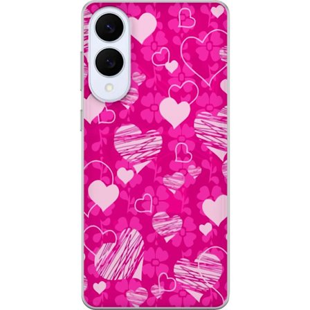 Kompatibel Mobilcover til Samsung Samsung Galaxy S25 Edge PopHjerteMønster