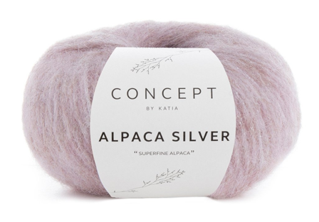 Katia Alpaca-Silver Lys-Rosa-Silver 252, 25g