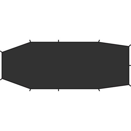 Fjällräven Endurance 2 Footprint in Black, Polyamide