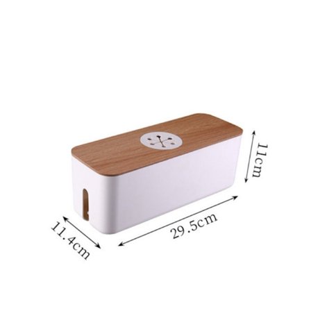 Kabelförvaringslåda Case 29,5X11,4X11CMVIT VIT