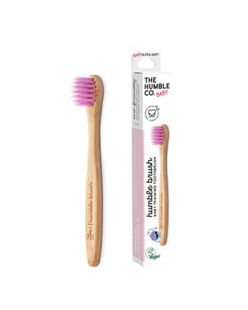 The Humble Co. - Eco-friendly Bamboo Toothbrush - Humble Brush Baby Ultrasoft Purple