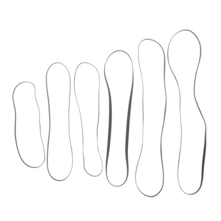 6 stk. platespillere reim vinyl platespiller reim 45 platespiller adapter