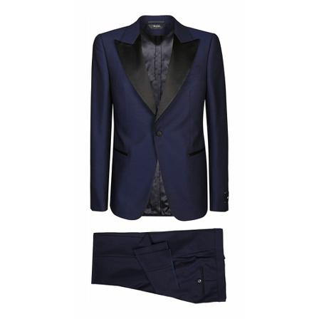 Z Zegna 282Kgq324819Blu Suit Blå, Herre Jakkesæt