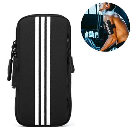 Matkapuhelimen käsivarsinauha juoksijoille. Puhelimen pidike käsivarsinauha työskentelyyn