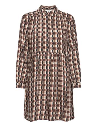Objpamala L/S Dress A Div Patterned Object