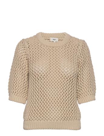 Objronaska Knit S/S Top 120 Beige Object