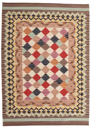 Kilim Caspian Alfombra - Multicolor 160X230 Lana