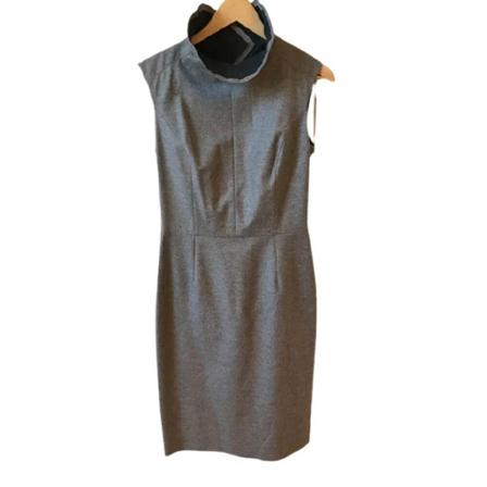 Saint Laurent Vintage Pre-owned Wool Kjole Grå, Dame